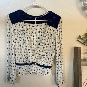 Free People Button Top